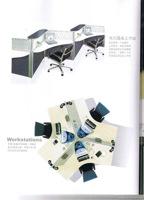 屏風隔斷桌SB-003 高效辦公空間的靈活解決方案